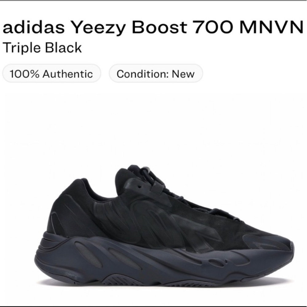 adidas Yeezy Boost 700 MNVN Triple Black